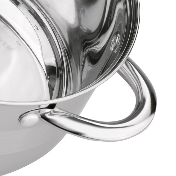 Garnek na indukcję ze stali nierdzewnej Konighoffer Faro 5,9 l