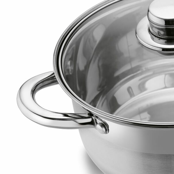 Garnek ze stali nierdzewnej Tadar Luzon 2,3 l z pokrywką