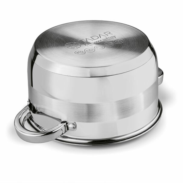 Garnek ze stali nierdzewnej Tadar Roger 16 cm indukcja