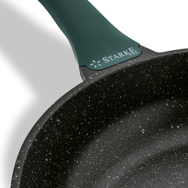 Komplet 3 patelni na indukcję marmurowych Starke Pro Eridan 20 cm 24 cm 28 cm