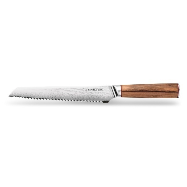 Komplet 6 noży Starke Pro Damascus Takeru w sk&oacute;rzanej torbie