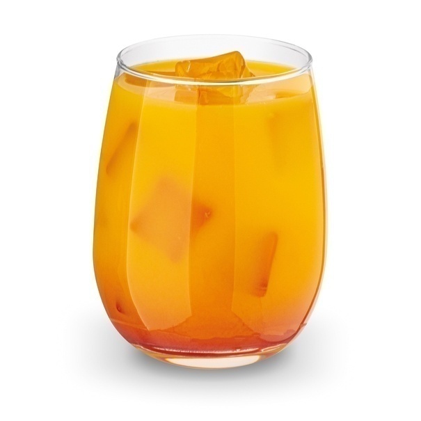Komplet szklanek Tadar Olga 400 ml 6 sztuk i 6 łyżeczek nierdzewnych