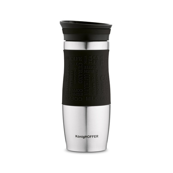 Kubek termiczny Konighoffer Loara 400 ml czarny