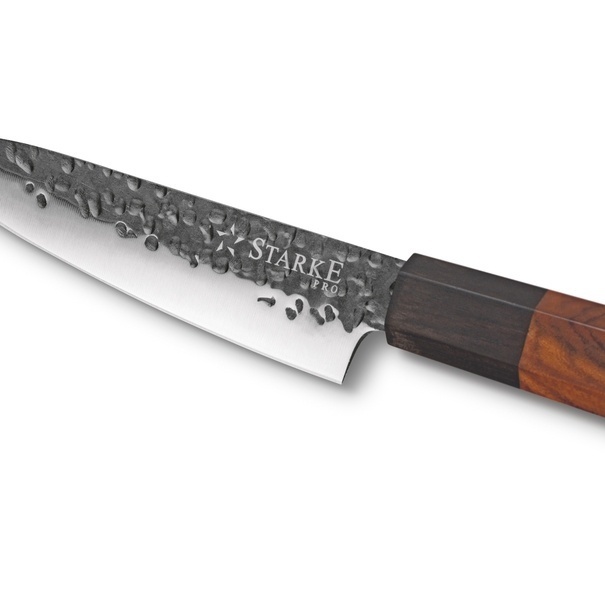 N&oacute;ż uniwersalny ręcznie robiony z twardej stali Starke Pro Toshiro 12,5 cm