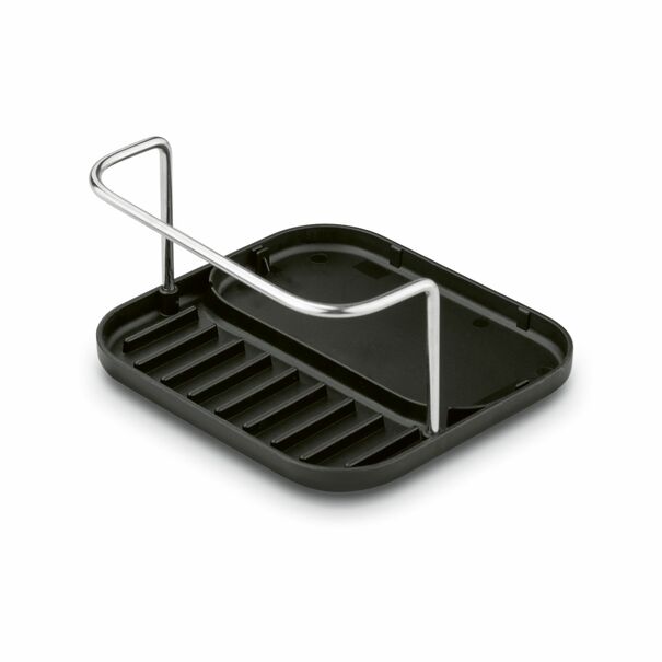 Ociekacz na sztućce z podstawką Tadar Clean 13,5 x 12 x 10,8 cm czarny