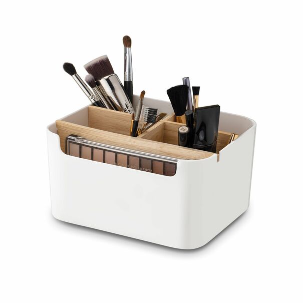 Organizer na biurko i na przyprawy Tadar Iver 18 x 14,3 x 9,5 cm biały