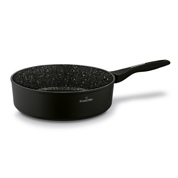 Patelnia indukcyjna głęboka non-stick z pokrywką Starke Pro Sesar 26 cm