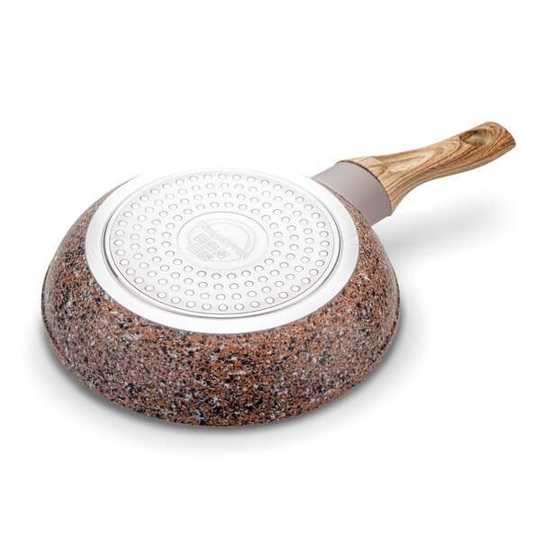 Patelnia na indukcję granitowa Konighoffer Brown Rock 20 cm