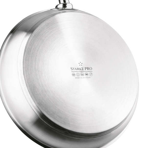 Patelnia stalowa na indukcję Starke Pro Gastro 32 cm
