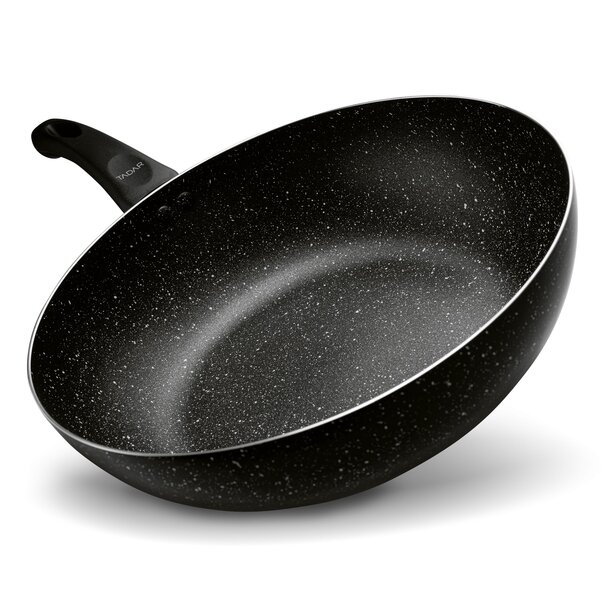 Patelnia WOK na indukcję Tadar Marmara Black 30 x 8,5 cm