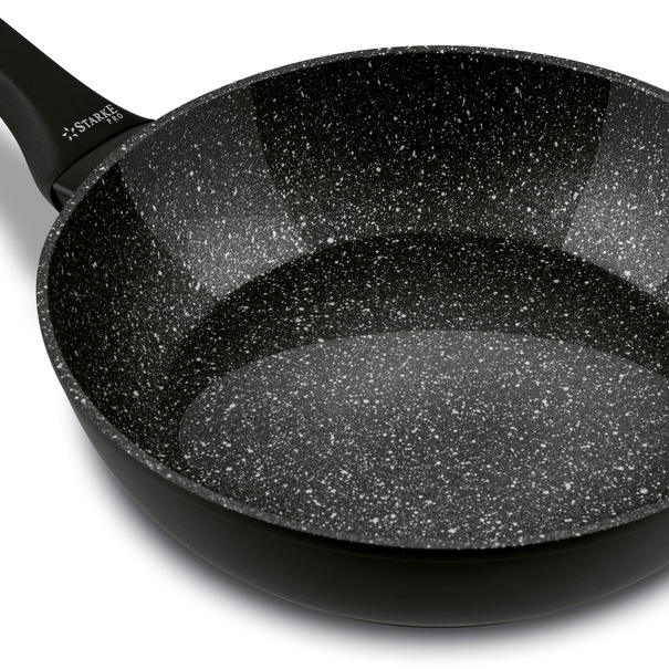 Zestaw 3 patelni ceramicznych głębokich Starke Pro Piccante 20 cm 24 cm 28 cm