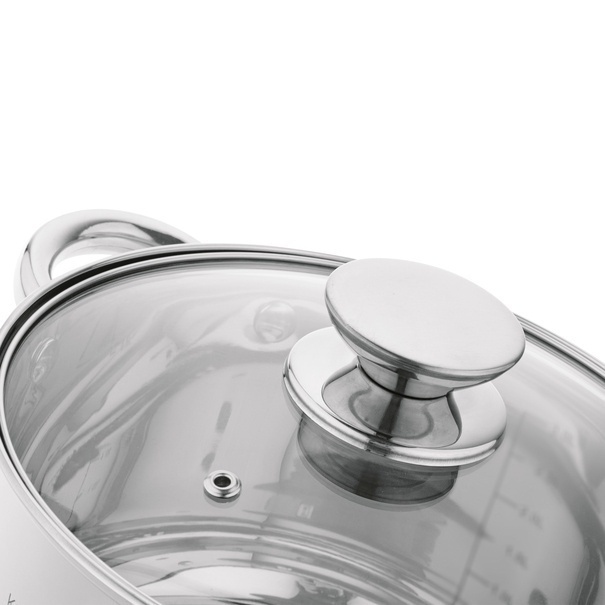Zestaw garnk&oacute;w na indukcję Konighoffer Bari Silver 6 element&oacute;w