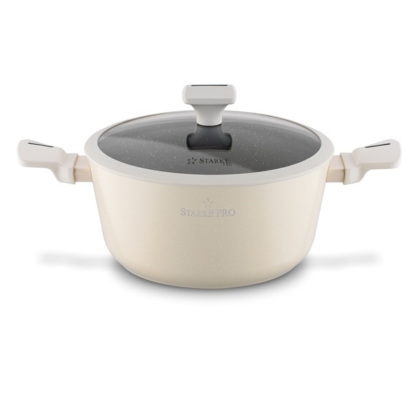 Zestaw garnk&oacute;w na indukcję non-stick Starke Pro Brule 9 element&oacute;w
