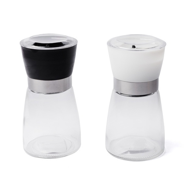 Zestaw młynk&oacute;w ręcznych do soli i do pieprzu Tadar 170 ml