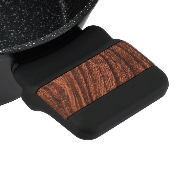 Garnek na indukcję non-stick z pokrywką Starke Pro Archie Wooden 1,6 l