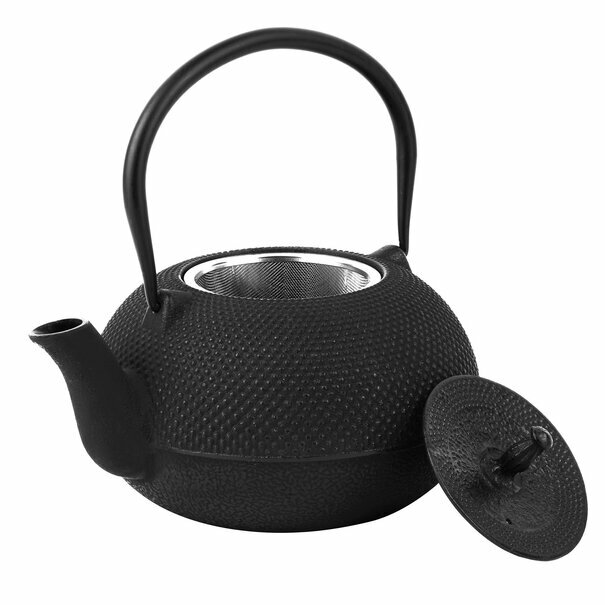 Imbryk do herbaty z zaparzaczem żeliwny Konighoffer Hanako 1,8 l czarny
