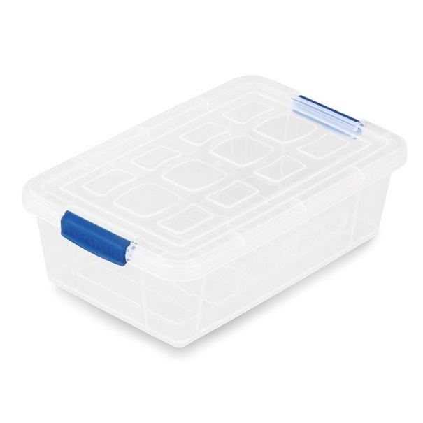 Komplet 2 pojemnik&oacute;w na żywność Plastic Forte Mini 200 ml i 400 ml