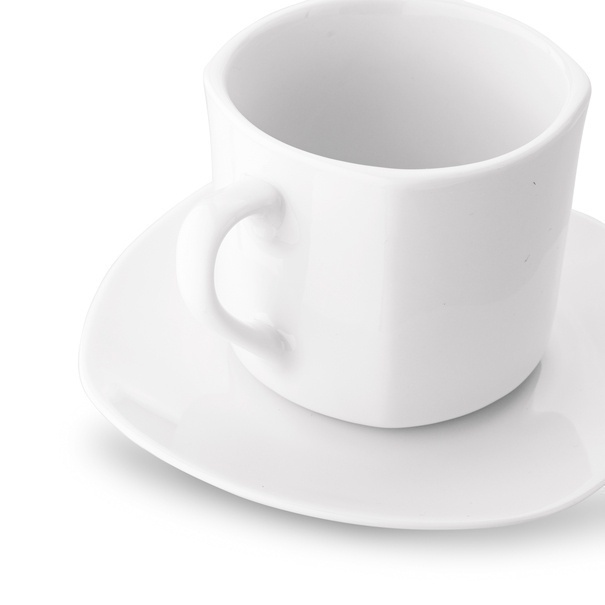 Komplet 6 filiżanek do kawy ze spodkami Tadar 220 ml
