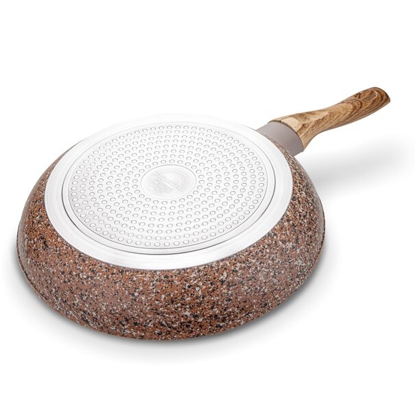 Patelnia na indukcję granitowa Konighoffer Brown Rock 28 cm