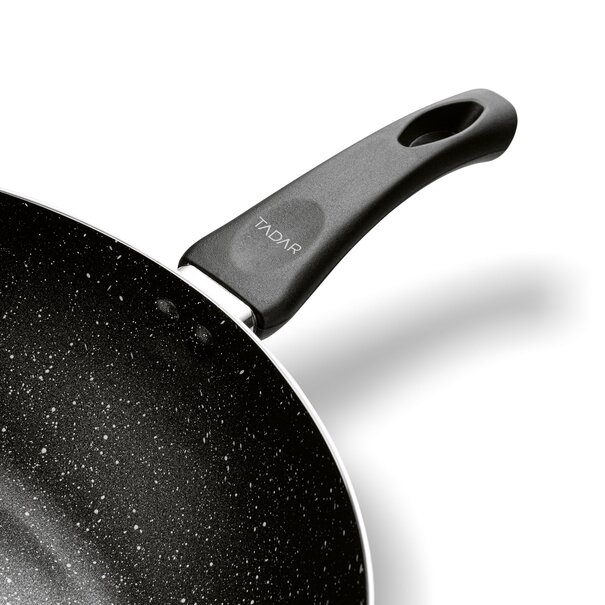 Patelnia WOK na indukcję Tadar Marmara Black 30 x 8,5 cm