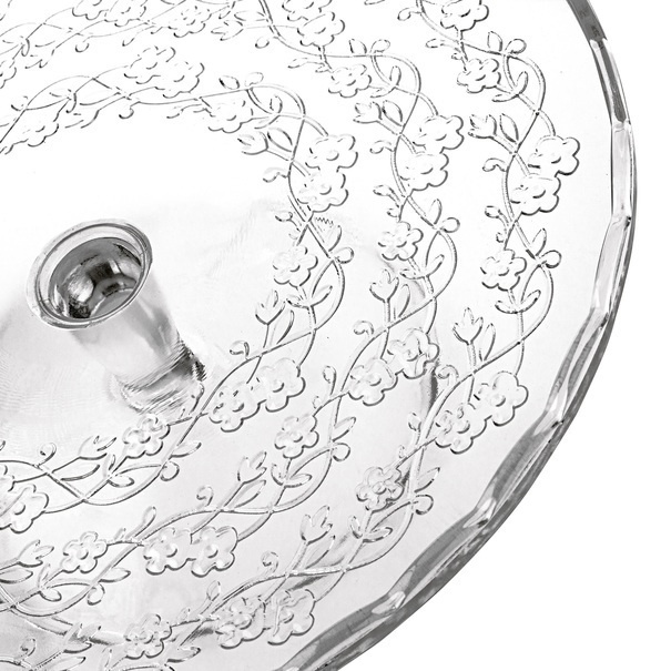 Patera na owoce i tort z kloszem Tadar Rosemary 29 cm