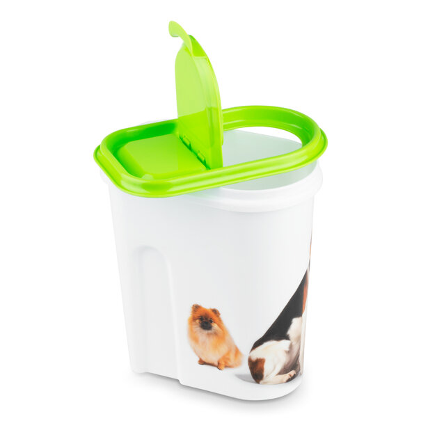 Pojemnik na karmę dla psa lub kota Hega Pet 2 l mix wzor&oacute;w