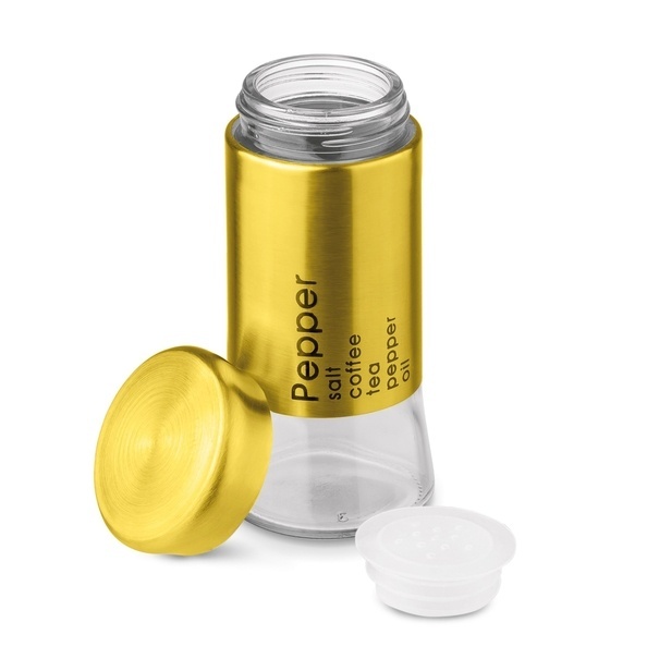 Pojemnik na przyprawy szklany Tadar Asha 150 ml złoty