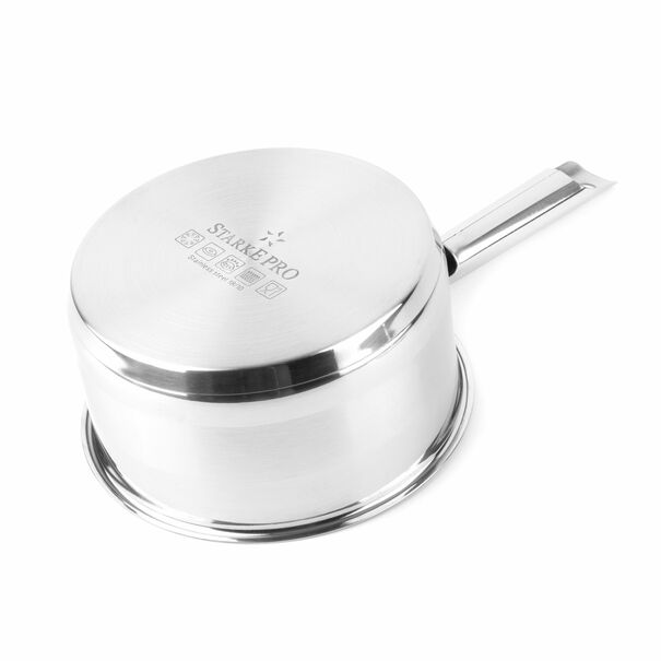 Rondel ze stali nierdzewnej z pokrywką Starke Pro Gemini 2,3 l