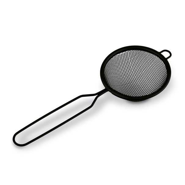 Sitko kuchenne z rączką Konighoffer Dark 8 cm czarne