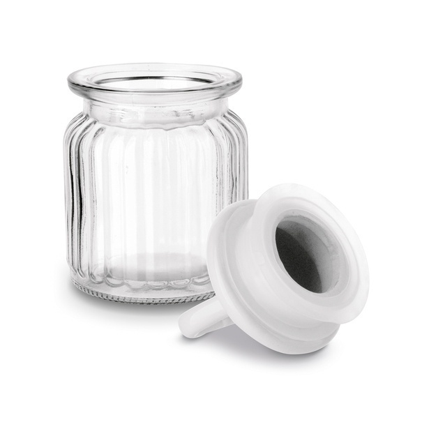 Słoik ozdobny z pokrywką ceramiczną Tadar Serce 290 ml okrągły