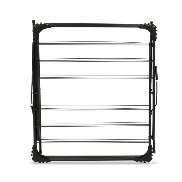 Suszarka balkonowa Tadar Marry III 64 x 45 x 136 cm czarna trzypoziomowa