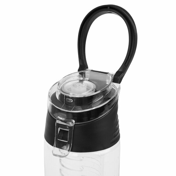 Butelka z wkładem na owoce i l&oacute;d plastikowa Tadar 700 ml czarna