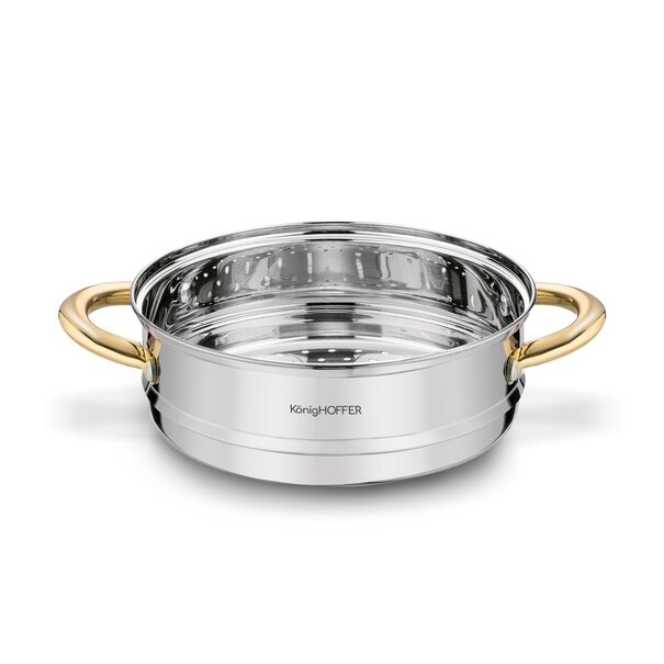 Garnek do gotowania na parze Konighoffer Faro Gold 2,9 l 3 elementy