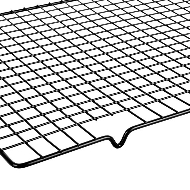 Kratka do studzenia ciasta Tadar 40 x 25 x 1,5 cm czarna