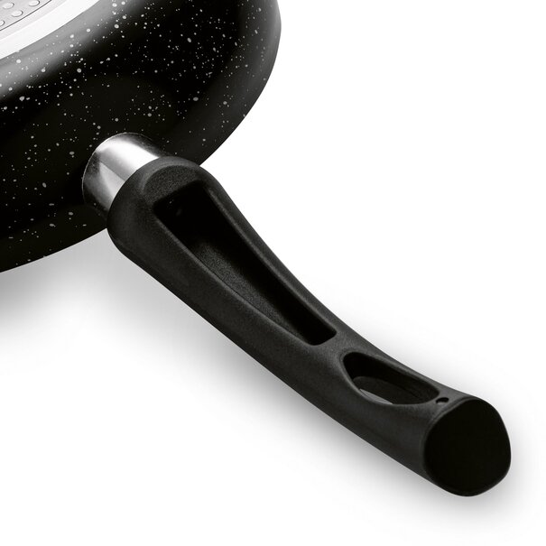 Patelnia marmurkowa non-stick głęboka Tadar Marmara Black 28 cm