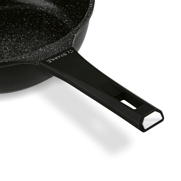Patelnia WOK na indukcję z pokrywką Starke Pro Taylor Marble 32 cm