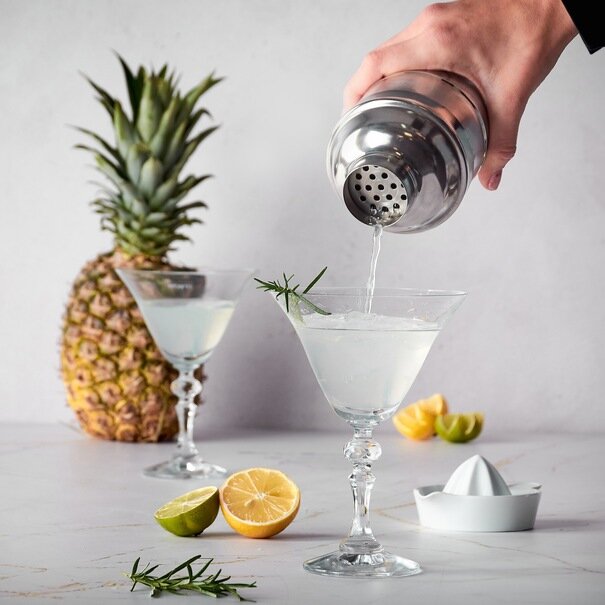 Shaker do drink&oacute;w i koktajli Tadar Galeo 750 ml karbowany
