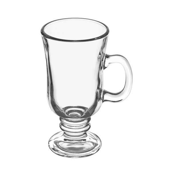 Zestaw 6 szklanek Tadar Irish 240 ml i 6 złotych łyżeczek koktajlowych