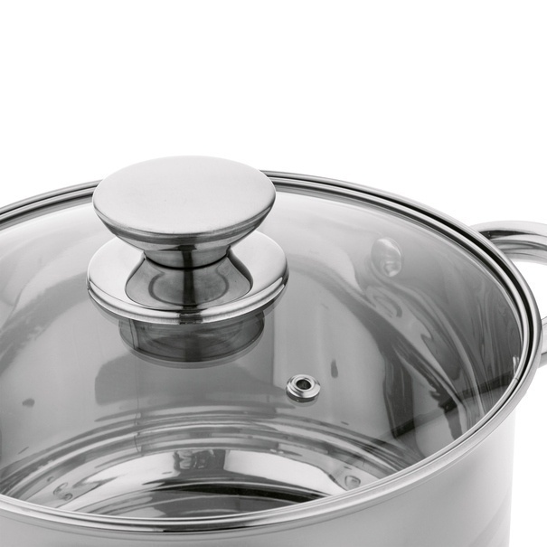 Zestaw garnk&oacute;w na indukcję Konighoffer Bari Silver 8 element&oacute;w