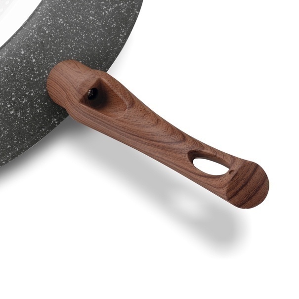 Zestaw trzech patelni granitowych Konighoffer Geos 22 cm 26 cm 30 cm