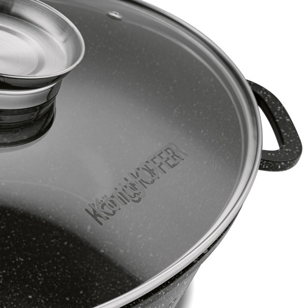 Brytfanna aluminiowa z aromatyzerem Konighoffer Pollo 8 l owalna
