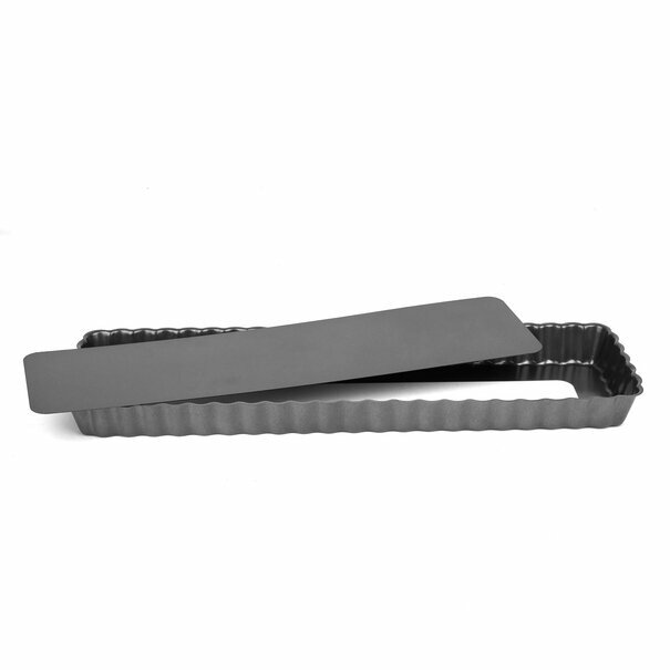 Forma do tarty z wyjmowanym dnem Tadar 35 x 11 x 2,5 cm prostokątna
