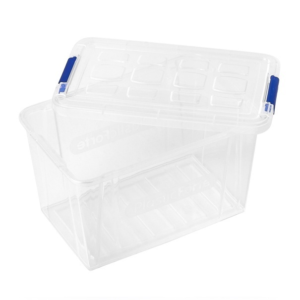 Komplet 2 pojemnik&oacute;w na żywność Plastic Forte Mini 200 ml i 400 ml