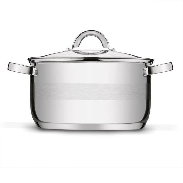 Komplet 3 garnk&oacute;w stalowych Tadar Roger 16 cm 20 cm 24 cm
