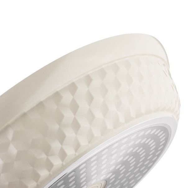 Komplet 3 patelni ceramicznych Konighoffer Rosti 20 24 28 cm kremowe