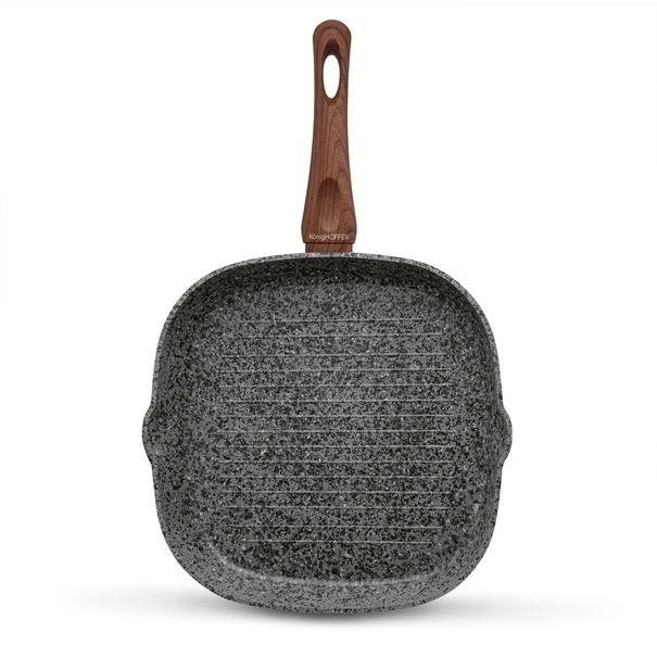 Patelnia grillowa granitowa Konighoffer Venga 28 cm