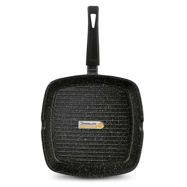 Patelnia grillowa non-stick Starke Pro Chelsea 28 cm kwadratowa z przekładką filcową