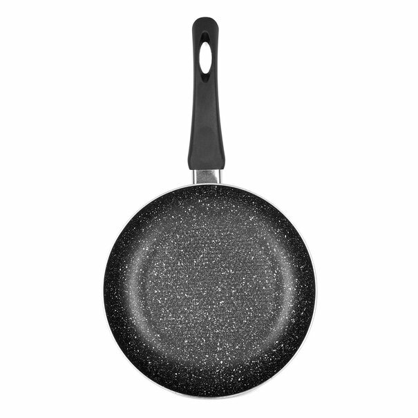 Patelnia marmurkowa non-stick Tadar Marmara Black 24 cm indukcja