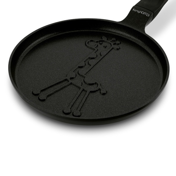 Patelnia na indukcję do naleśnik&oacute;w i plack&oacute;w Konighoffer Żyrafa 18 cm