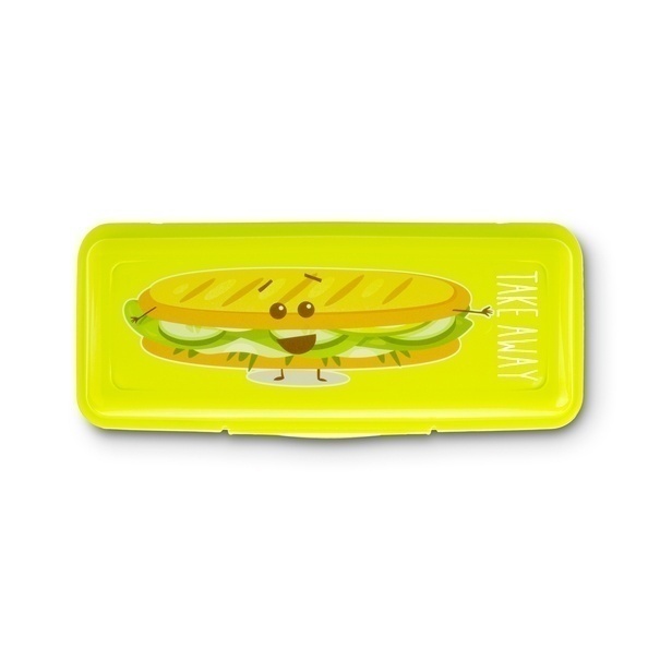 Pojemnik śniadaniowy Lunchbox Sandwich Hega prostokąt 25 x 10,8 x 6,8 cm
